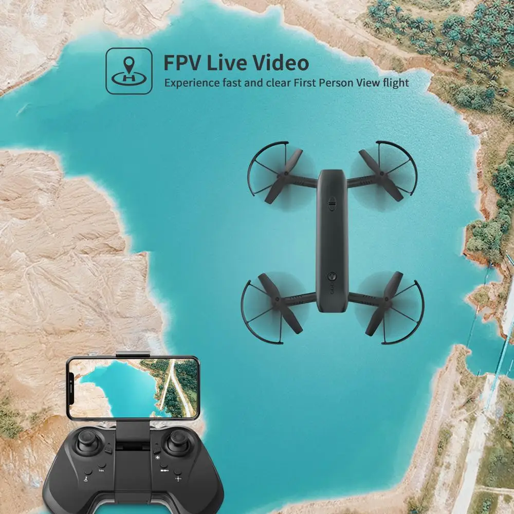 Holy Stone HS161 FPV Дрон с камерой 1080P HD селфи складной оптический поток позиционирования