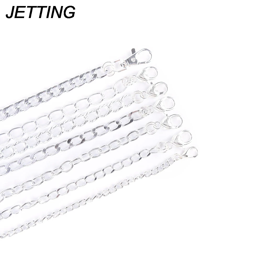 

7Styles Fashion Purse Chain Silver DIY 120cm Metal Handbag Chain Bag Chain Purse Accessories
