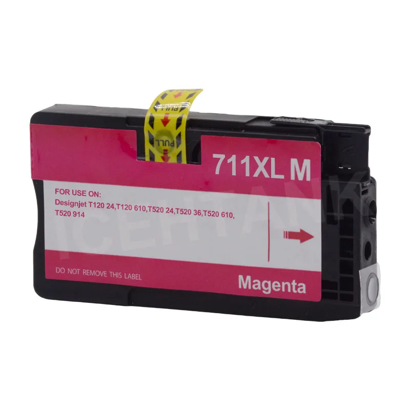ICEHTANK 12 шт. совместимый с HP 711 711XL картридж для принтера чернильные картриджи DesignJet T