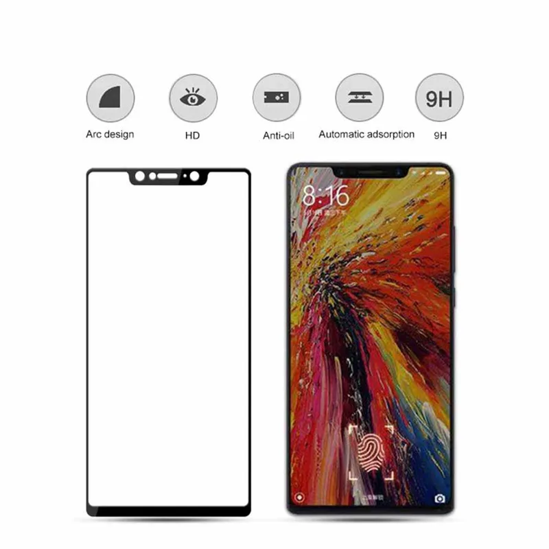 10 шт. закаленное стекло Mi8 для Xiaomi Mi 8 Pro SE/Mi Lite Explorer 9H HD полное покрытие Защита