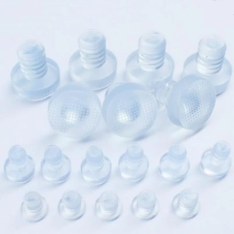 1 сумка! Мягкие прозрачные резиновые Стволовые бамперы винты пробки отверстий шкафы пылезащитные пробки стула глушители предотвращают трение деталей