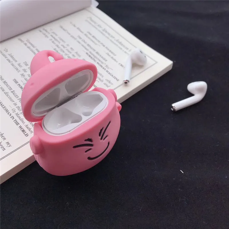Case for Airpods 2 Accessories Bluetooth Earphone case for airpods Protective Cover Cute Silicone Dragon Ball with keychain