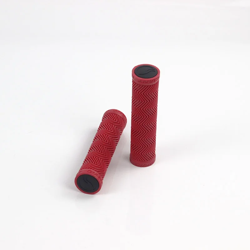 red Гигантская 1 пара MTB велосипедная ручка для серии XTC оригинальная резиновая не липкая ручка для велосипеда Сверхлегкая Нескользящая ручка - Цвет: red