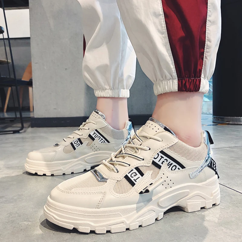 Мужские кроссовки массивные мужская обувь на платформе высокие мужские