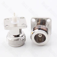 10pcslot 17 517 5 n kfd 5 rf coaxial connector n type flange connector