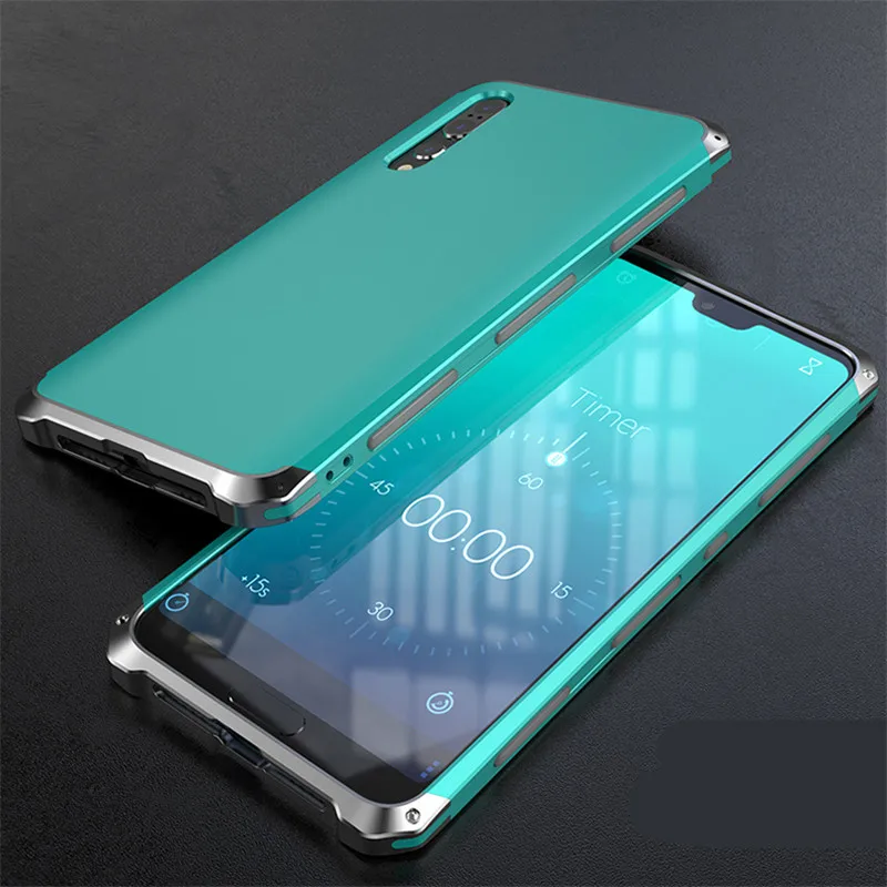 

2018 Luxury case cover shockproof metal plastic hybrid armor phone cover coque for Huawei P20 Pro P9 P10 PLUS MATE 9 10