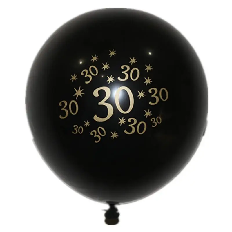 FunPa 100 шт воздушные шары для вечеринок декоративные цифры латексные шарики с