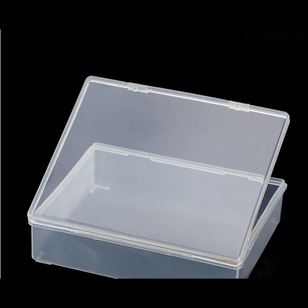 Прямоугольные пластиковые коробки для хранения деталей прозрачные контейнеры