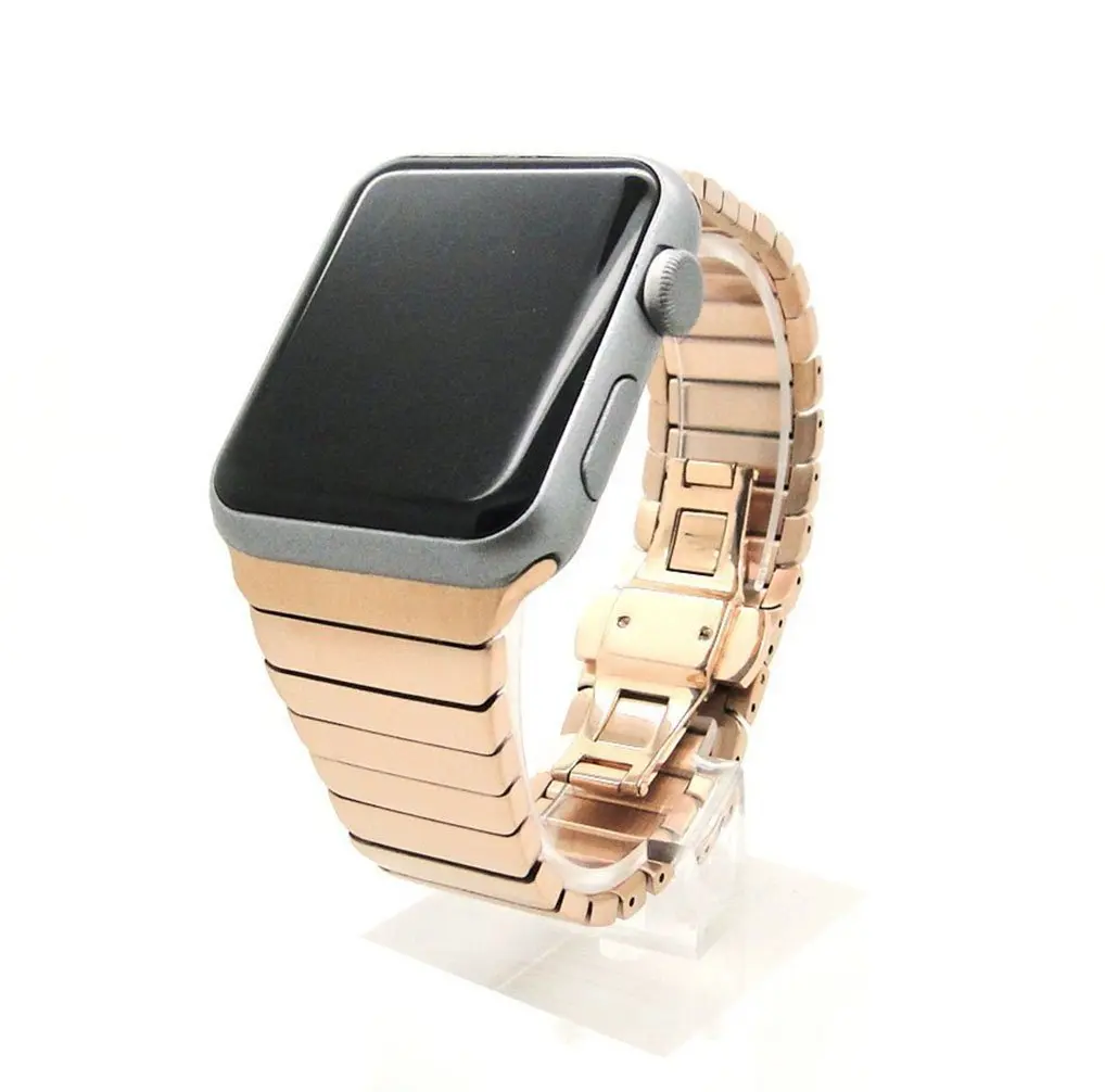 Ремешок для часов apple watch link bracelet 1:1 копия 316L ремешок из нержавеющей стали для apple iwatch series1 series4 3 2 1 44 мм/42 мм
