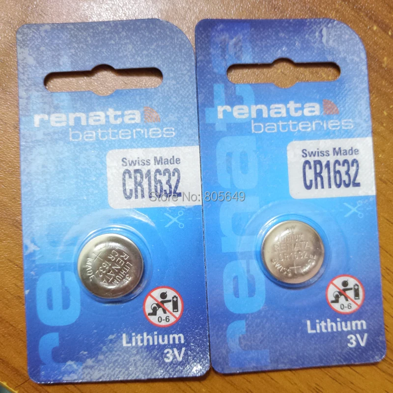 2 шт. автомобильная литиевая батарейка 3 в|cr1632 3v|lithium battery button3v lithium |