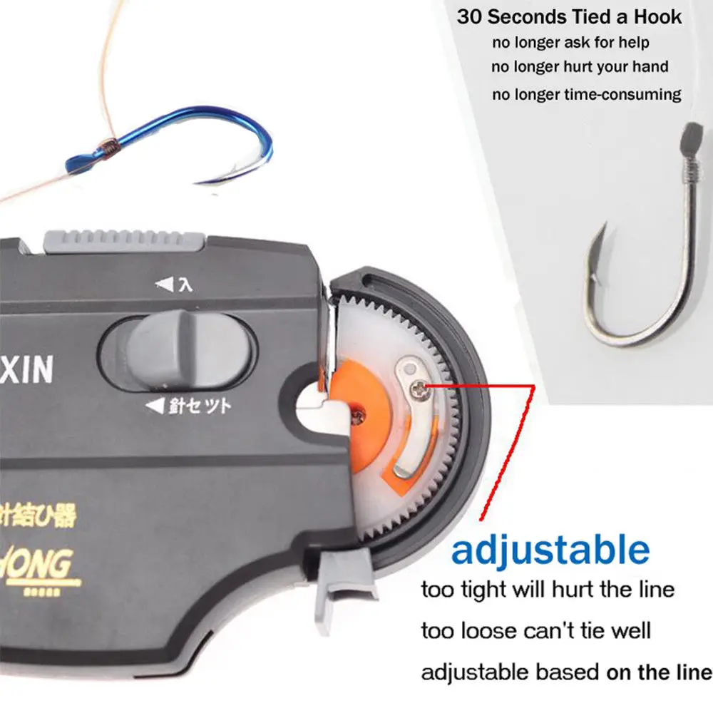 ABS + серый Электрический рыболовный крючок из нержавеющей стали|Рыболовные