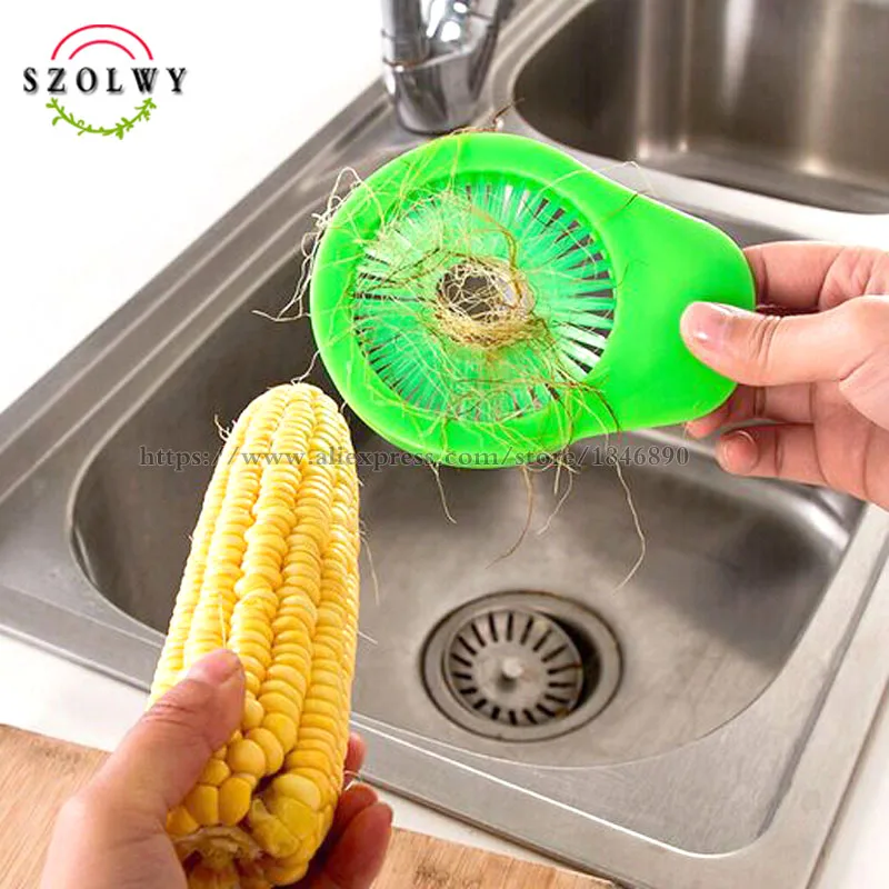 random color kitchen gadgets Cuisine Vegetable Surface Cleaning Portable Corn Brush as seen on tv|corn brush|kitchen gadgetsgadget cuisine |