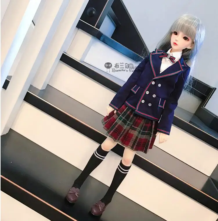 1/3 DD 1/4 MSD BJD кукла пальто юбка аксессуары для кукол Студенческая японская