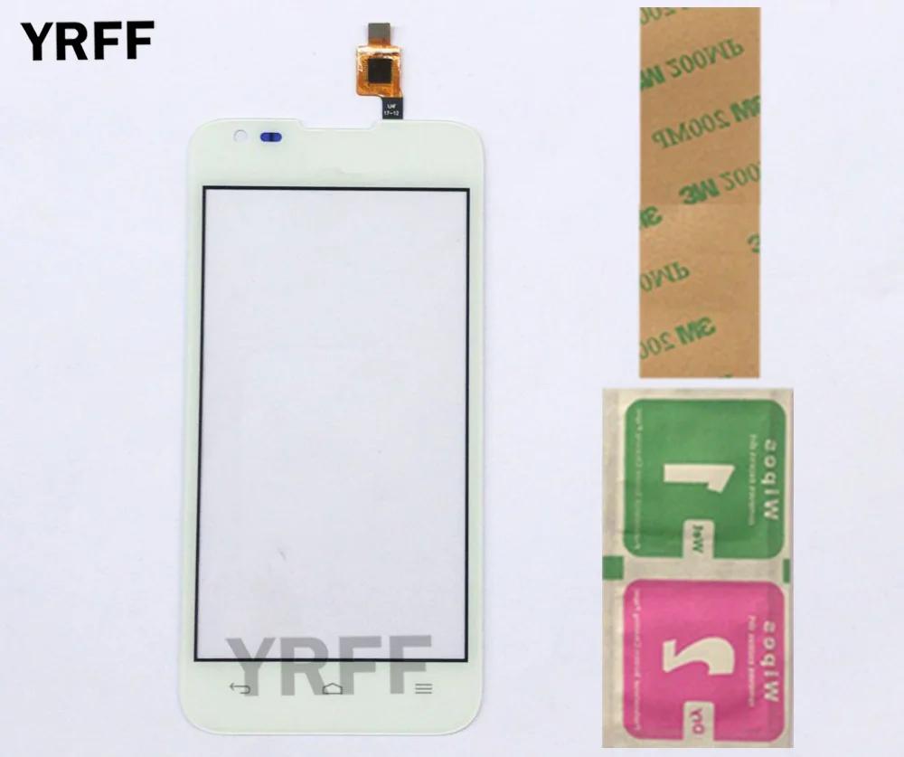 White 4,5 ''Сенсорный экран для huawei Ascend Y550 Y550-L01 Y550-L02 Y550-L03 Сенсорный экран Панель Сенсор окрашенные запасные части для Стекло сенсорный Экран - Цвет: White