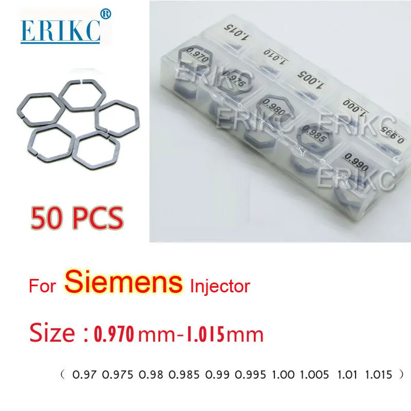 Прокладки ERIKC B61 для Siemens пьезорегулирующая шайба топливного инжектора точность 0
