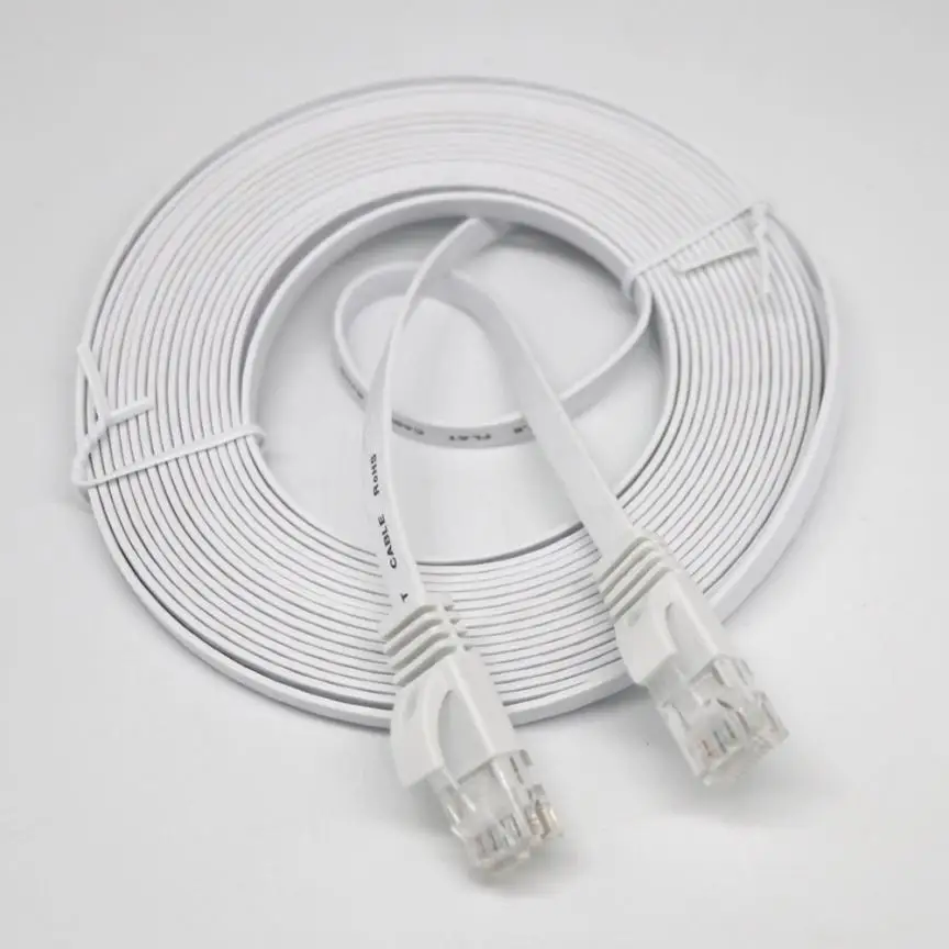 Лидер продаж 2019 новинка сетевой Ethernet-кабель RJ45 CAT6 длиной 2 м плоский патч-роутер UTP