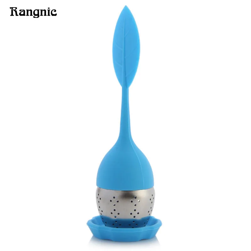 Rangnic Чай сумки для заварки силикона фильтр многоразовые с падения лоток новинка