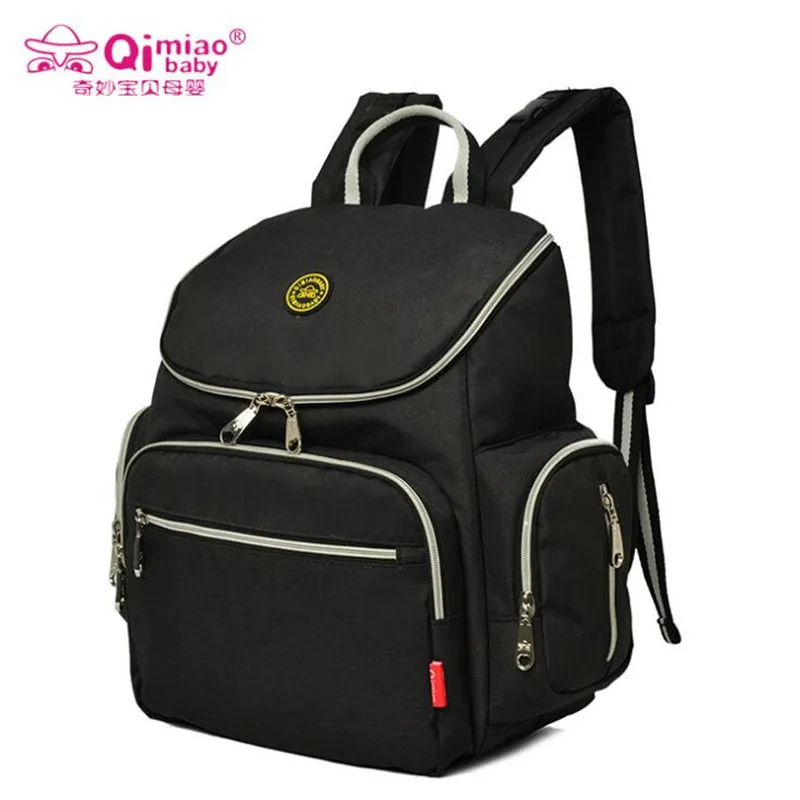 Qimiaobaby новая сумка для детских подгузников рюкзак пеленки ремни коляски