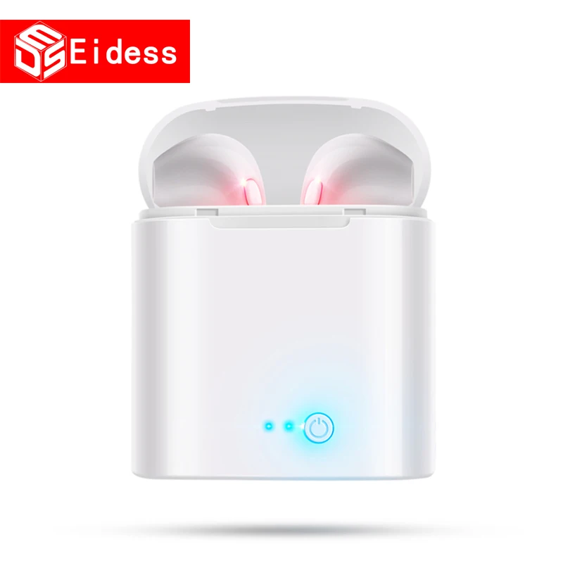 I7s Tws Bluetooth наушники, мини беспроводные наушники, спортивные наушники с громкой связью, беспроводная гарнитура с зарядным устройством для телефона xiaomi