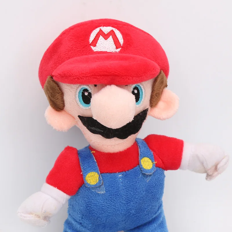 5 шт. розничная Super Mario Bros милые плюшевые игрушки Марио Луиджи Йоши персик застенчивый парень звезда чучело куклы случайно рождественские подарки