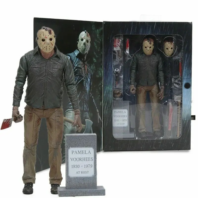NECA пятница 13th PVC Фигурки Игрушка заключительная глава Джейсон Вурхиз фигурку