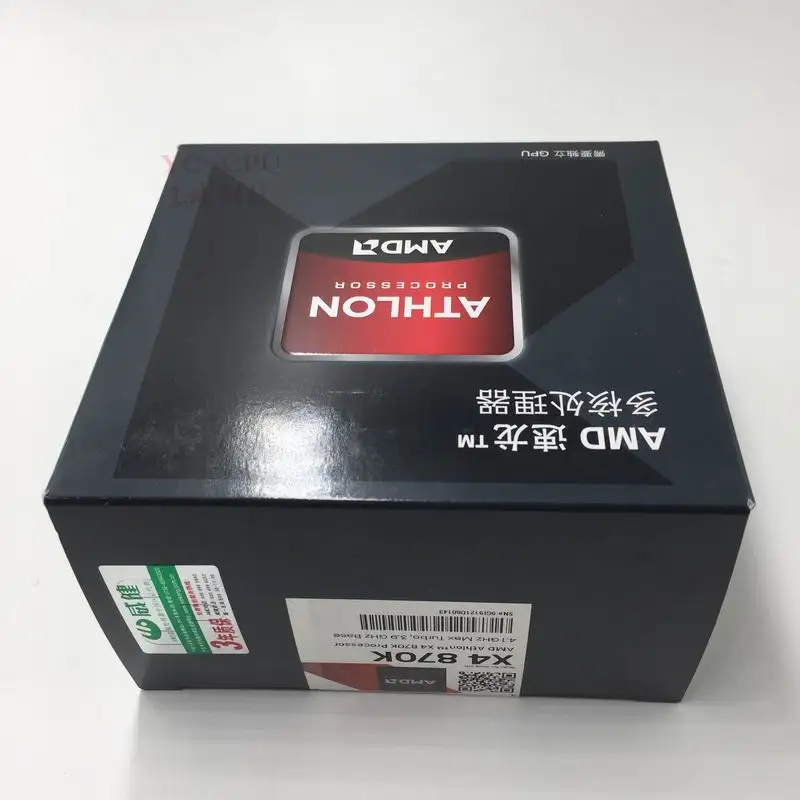 Процессор AMD Athlon X4 870K процессор с радиатором FM2 + четырехъядерный 3 9 ГГц/4M/95 Вт для