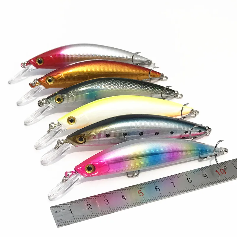 6 шт. очаровательных искусственных Блесен для морской рыбалки 9 см 25 г | Спорт и