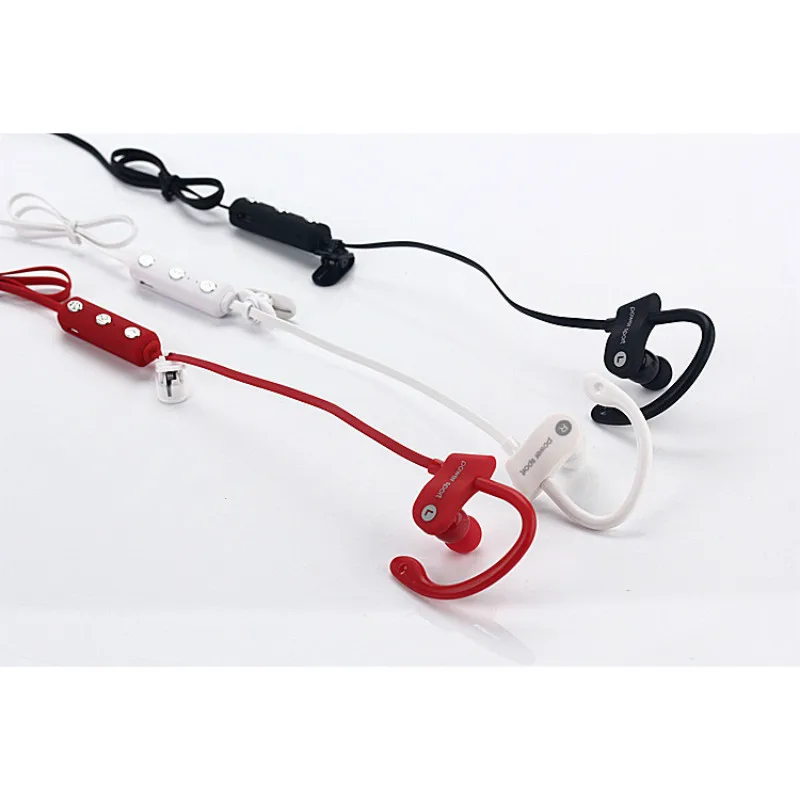 Мобильный телефонная Bluetooth гарнитура B7 висит ухо движения двустороннее стерео