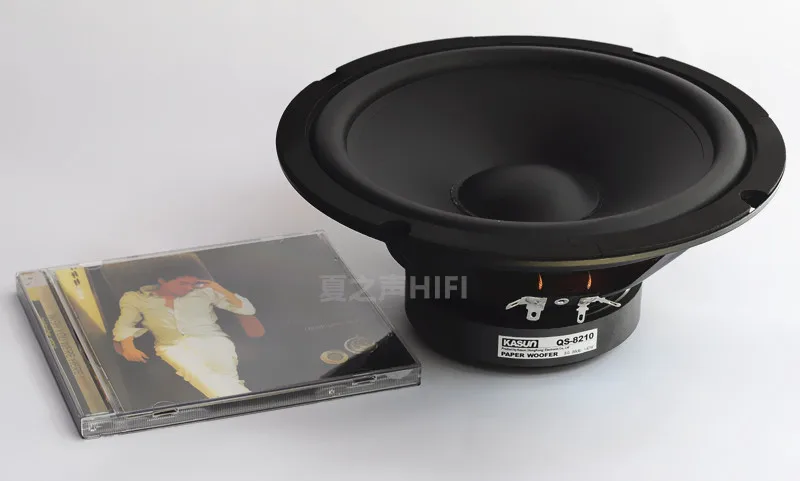 Kasun QS-8210 8 дюймовый басовый динамик 210*210*87 мм 8 Ом 140 Вт 2 шт./лот