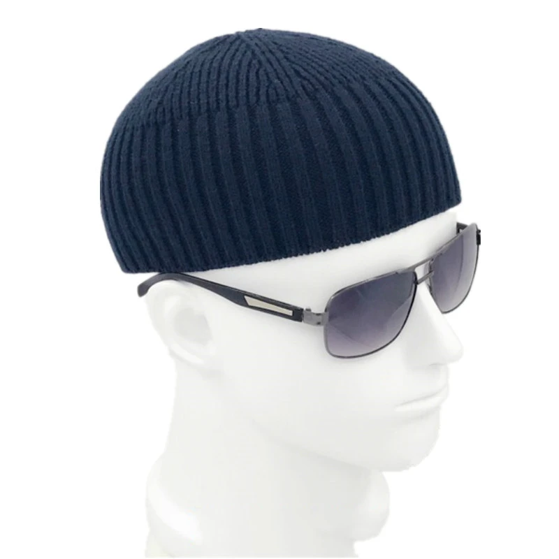 Мужская вязаная шерстяная шапочка Blend Beanie, Кепка с черепом, кепка без полей, шапки в стиле хип-хоп, повседневная черная, темно-серая, Ретро стиль, модная новинка 904-897