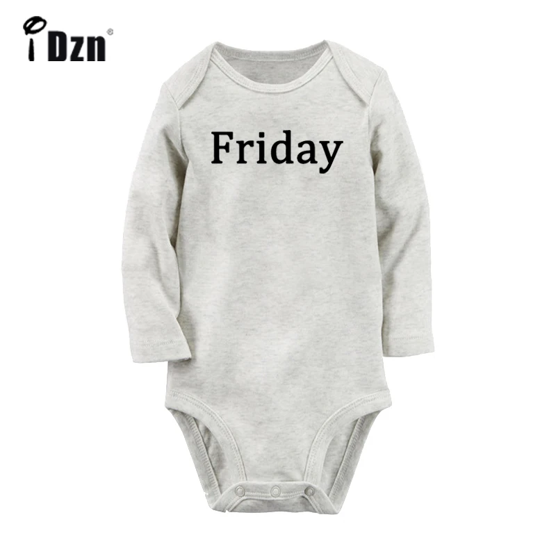 Cairday Friday суббота Овен Телец Скорпион дизайн боди для новорожденных малышей с