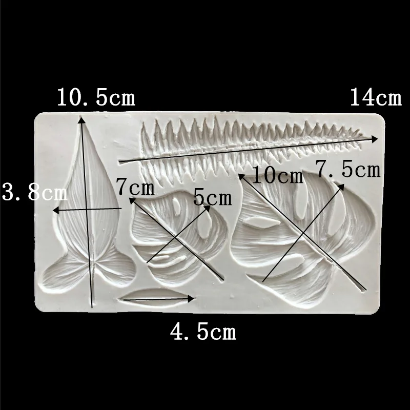 DIY Инструменты для украшения тортов из мастики силиконовые формы листья кекс