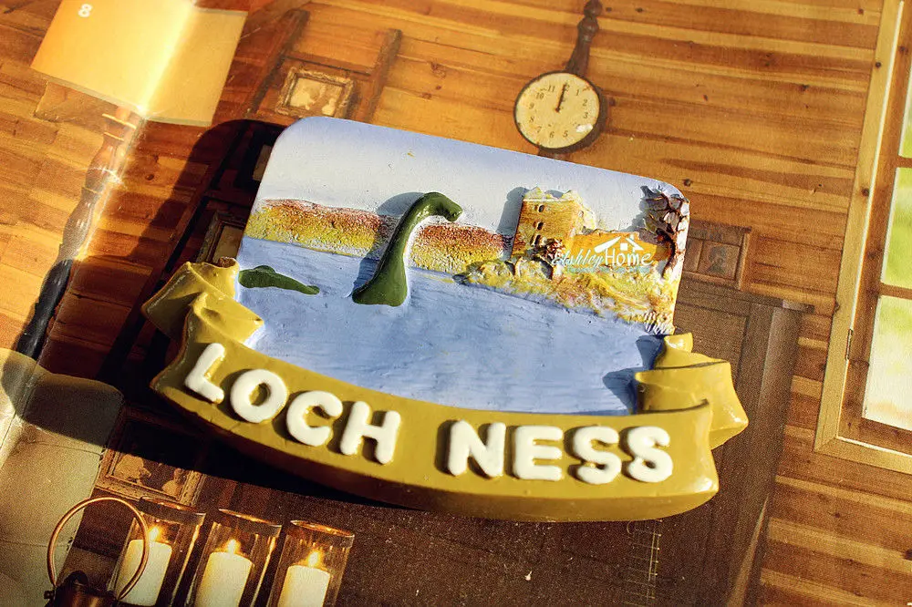 Loch Ness Monster Шотландия туристический сувенир для путешествий 3D резиновый магнит на