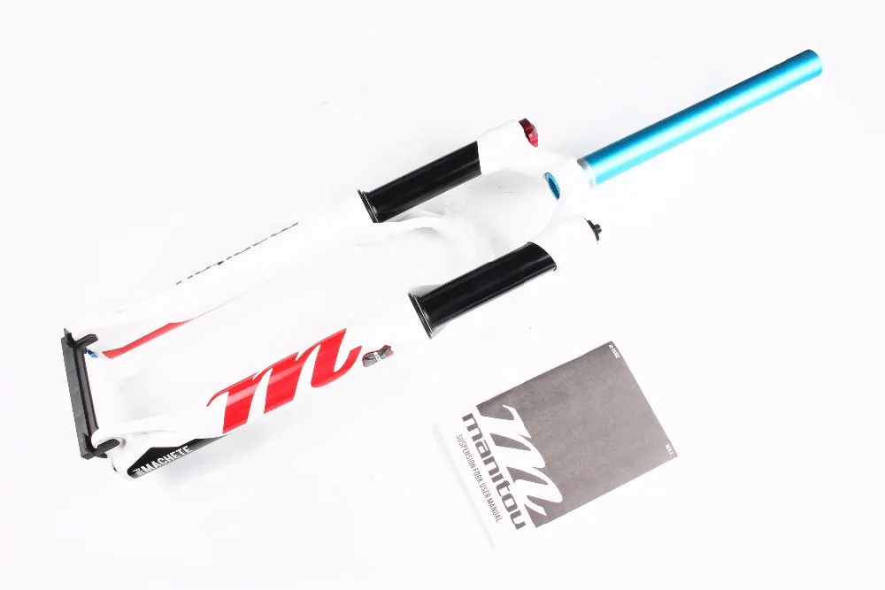 Manitou MACHETE PRO 2" велосипед mtb Подвеска пневматическая вилка прямая 26er черный белый обновление для R7 PRO