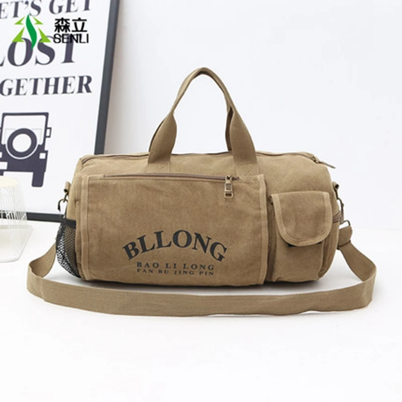 Новинка 2018 холщовая дорожная сумка на одно плечо двойная водонепроницаемая