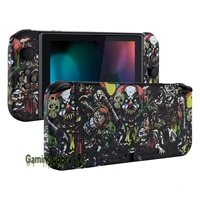 extremerate scary party soft touch backplate controller housing shell with full set buttons for nintendo switch handheld console