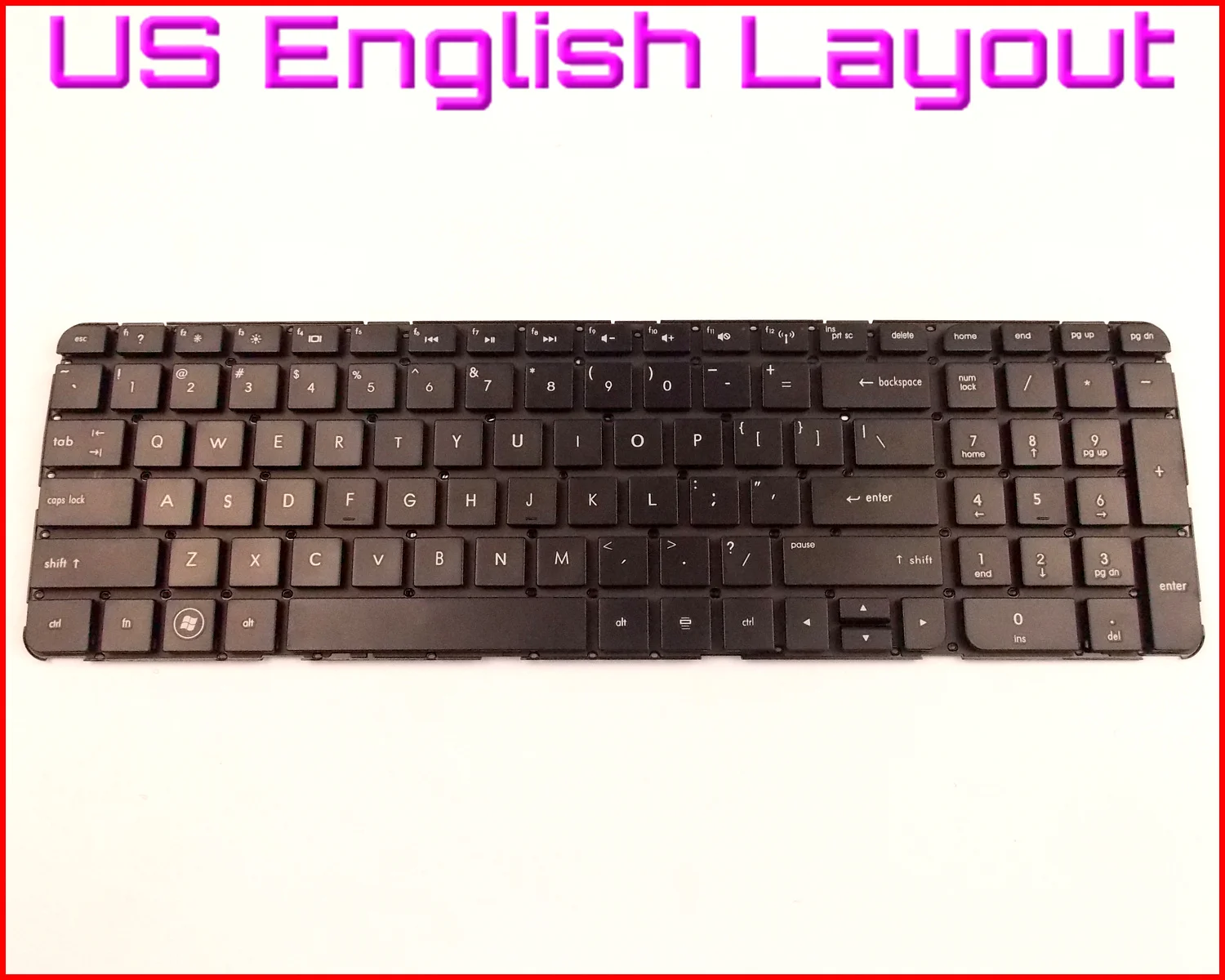 Новая английская версия клавиатуры для ноутбука HP Pavilion DV6-7200 B4T93UA DV6-7043CL (CTO) без
