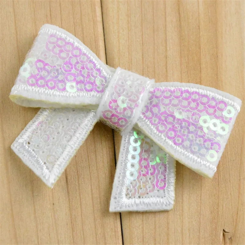 Мини банты из бутика с бантом расшитые блестками 60 шт./лот 2 1 дюйма аксессуары для