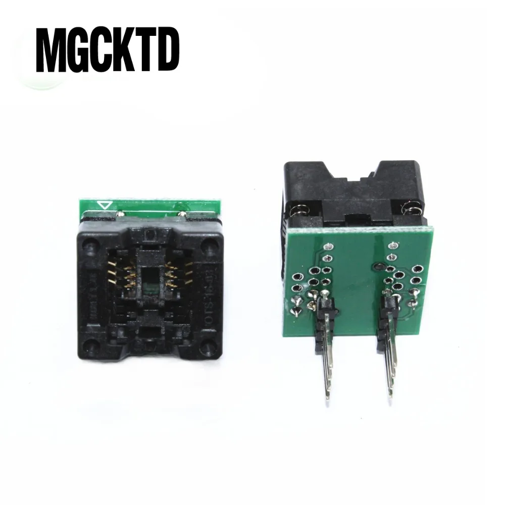 SOP8 на DIP8 поворотный SOIC8 IC программатор адаптер розетка для широкого 150 мил 200