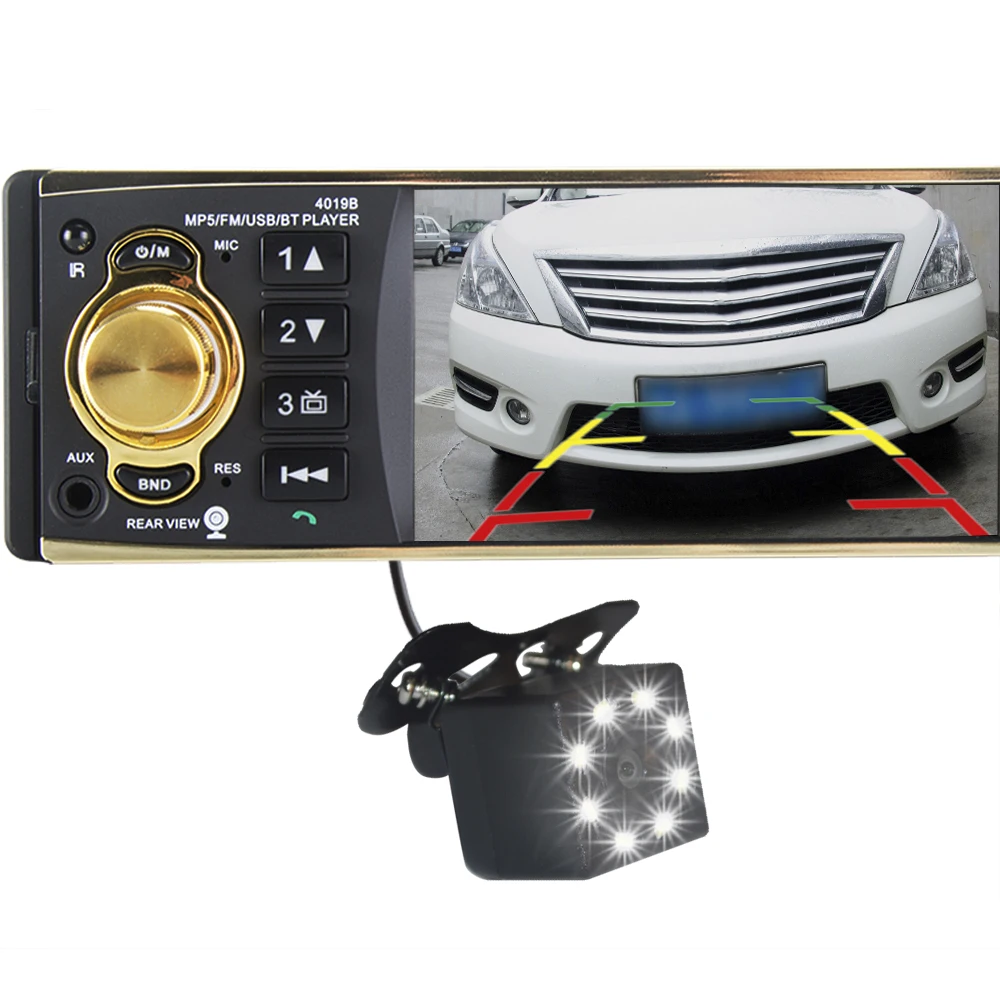 SINOVCLE 4 &quotTFT экран 1 Din автомобильное радио аудио стерео Bluetooth MP3 USB AUX FM Аудио плеер с