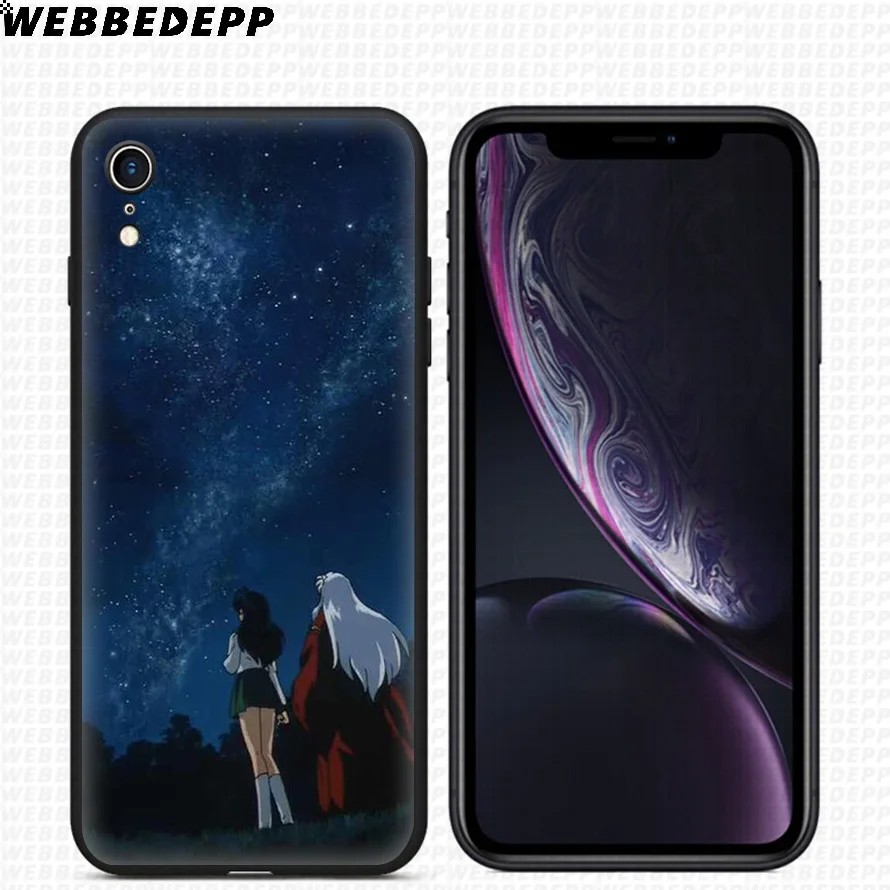 Мягкий силиконовый чехол WEBBEDEPP Anime Manga Inuyasha для iPhone 11 Pro Xr Xs Max X или 10 8 7 6 6S Plus 5 5S SE Case |