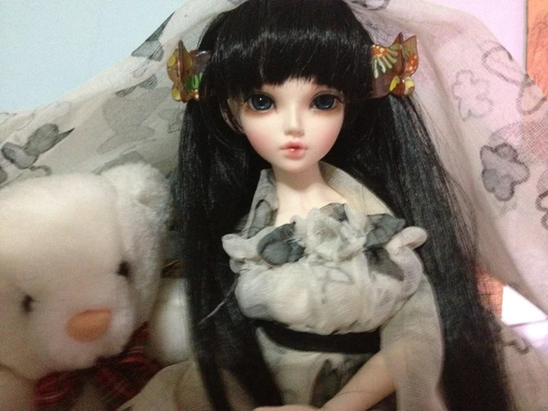 Кукла из смолы 1/4 девушка Хлоя открытые глаза или Спящая голова bjd куклы для продажи