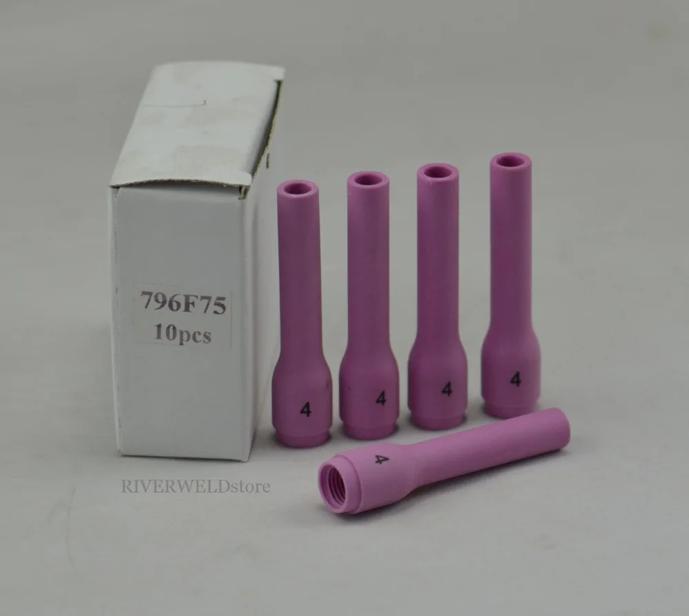Длинная глиноземная насадка TIG 796F75 # 4L керамическая чашка для сварочных горелок