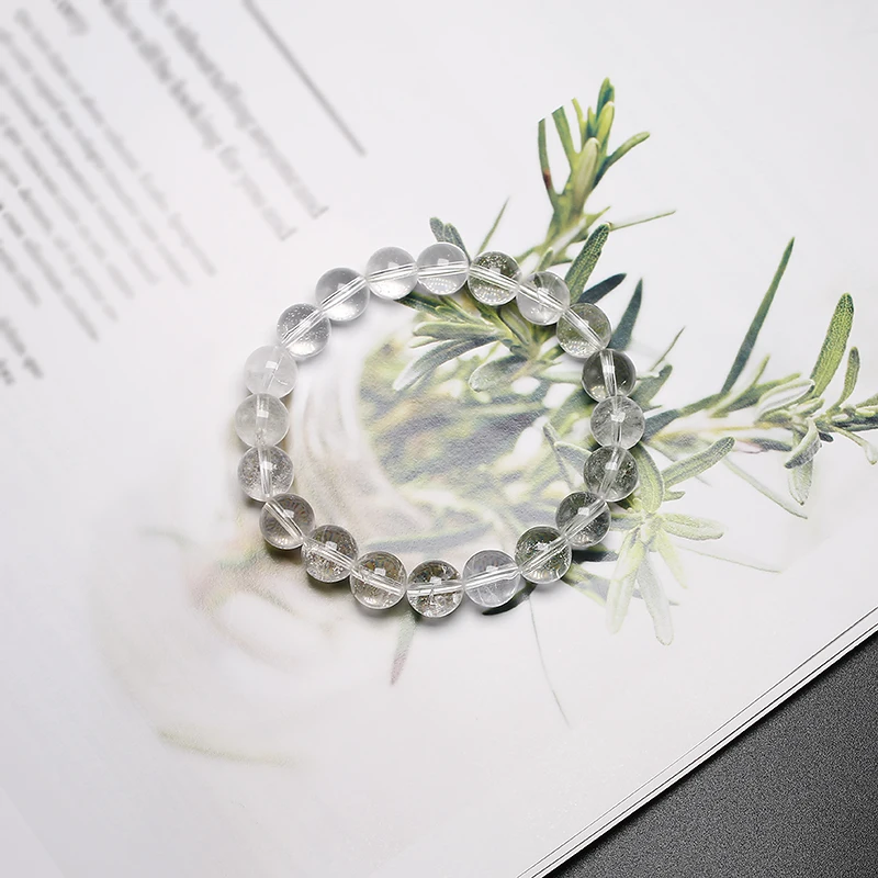 Женские и мужские браслеты ручной работы Стрейчевые круглые бусины из