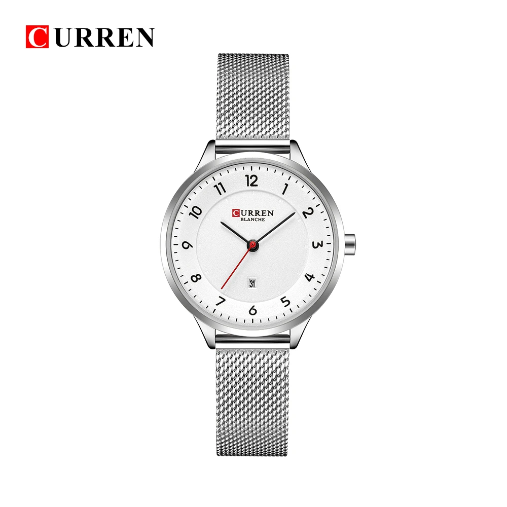 Curren 9035B модные женские часы из нержавеющей стали золотые часы для женщин Curren горячая распродажа Женские часы кварцевые женские часы