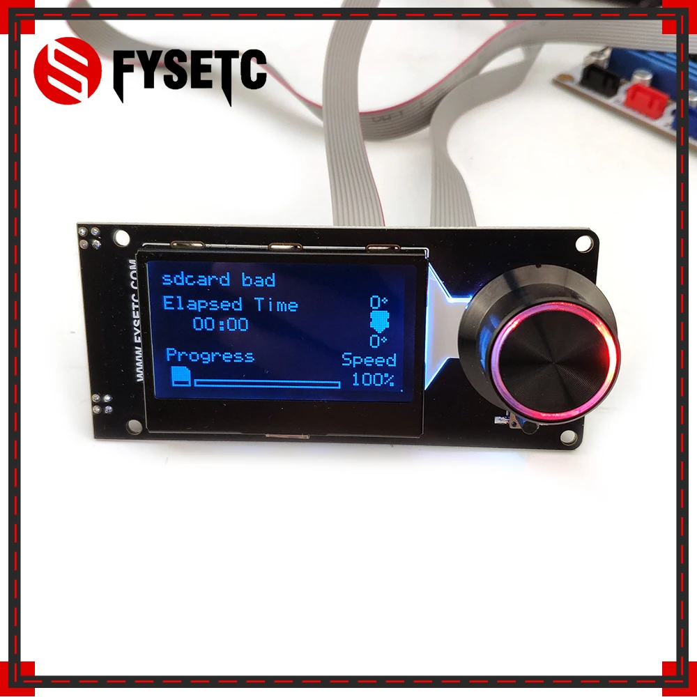 

Type D MINI12864LCD Screen White on black mini 12864 V1.2 lcd Smart Display Supports Marlin DIY With SD Card 3D Printer Parts