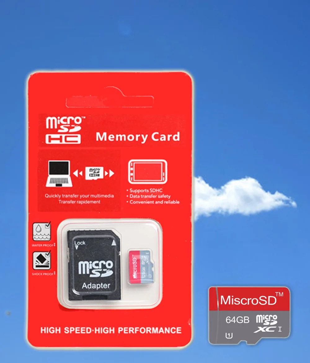 Карта Micro Sd 32 ГБ 16 ГБ/64 ГБ/128 ГБ/8 Класс 10 Карты Памяти для Смартфонов + Card reader|memory card