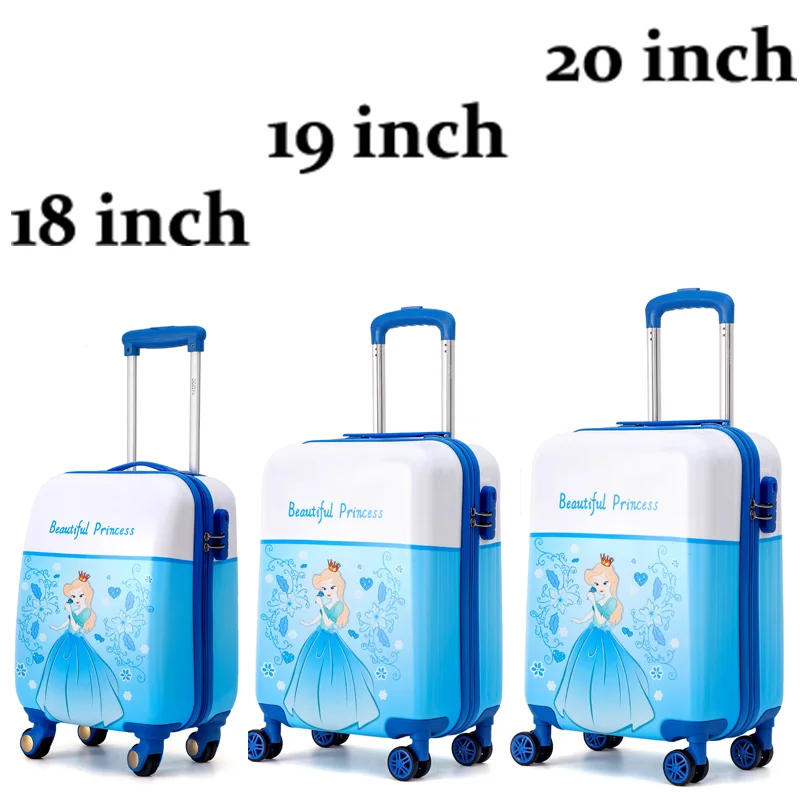 1PCS 1" 19" 2" дюймов, чемодан, розовая панда, чемодан на колёсиках, вращающиеся колеса, детский Дорожный чемодан на колесиках, милая детская сумочка, подарок для девочек - Цвет: 1PCS