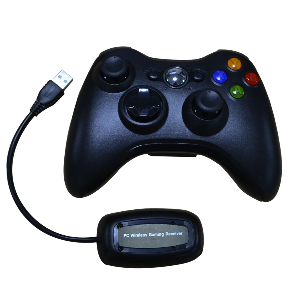 Xunbeifang 50 шт. 2,4G беспроводной контроллер для microsoft Xbox 360 геймпад с ПК беспроводной приемник игровой джойстик