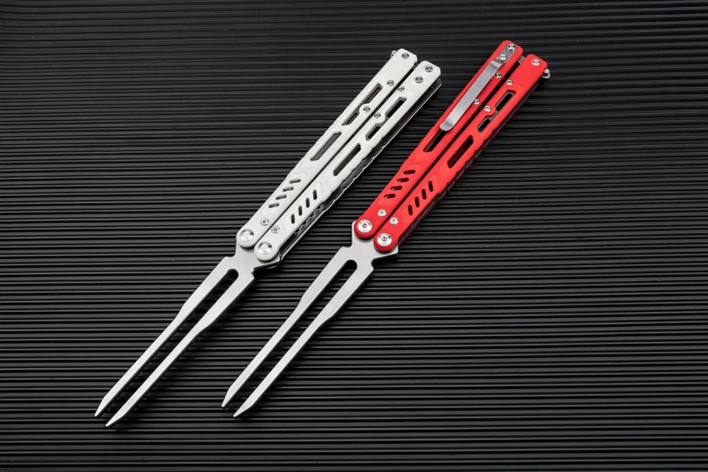 Maxace Banshee тренировочный нож-бабочка камень мыть Танто-лезвие | Спорт и развлечения